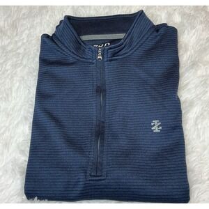 Izod Golf with Hydra Shield Men's Lg 1/2 Zipper Striped sweater‎ Vest